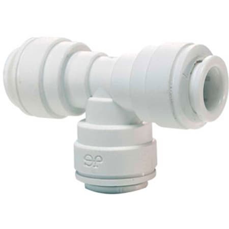 John Guest Tee, 3/8'' Tube Size, White, 10 PK PP0212W